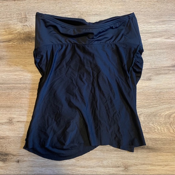 Vince Camuto Black Strapless Swim Top/Tankini | XS - Picture 4 of 7